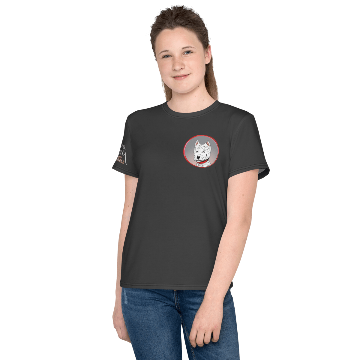 Evie Knows Magic Youth Crew Neck T-shirt - RG Halleck