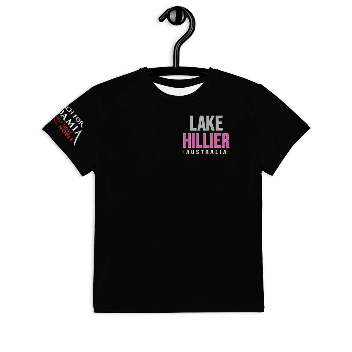 Pink Lake Youth Crew Neck T-shirt - RG Halleck