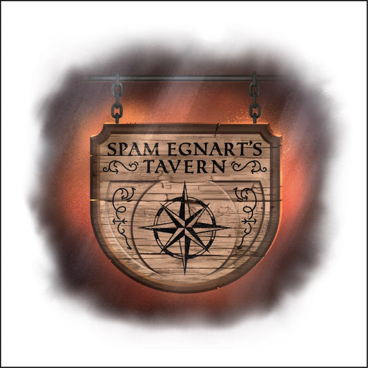 Spam Egnart's Tavern 5 Inch Sticker - RG Halleck